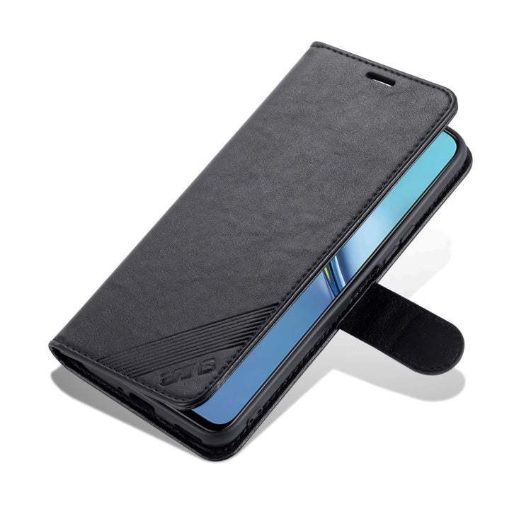 For Huawei Enjoy 50 Pro/Nova Y90 AZNS Sheepskin Texture Flip Leather Phone Case(Black) - Huawei Cases by AZNS | Online Shopping UK | buy2fix