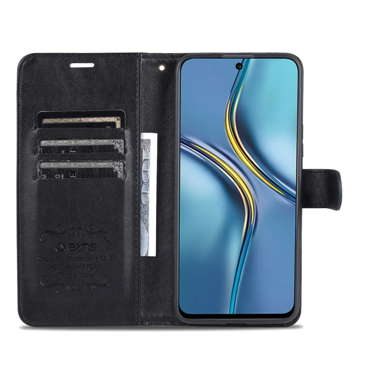 For Huawei Enjoy 50 Pro/Nova Y90 AZNS Sheepskin Texture Flip Leather Phone Case(Black) - Huawei Cases by AZNS | Online Shopping UK | buy2fix