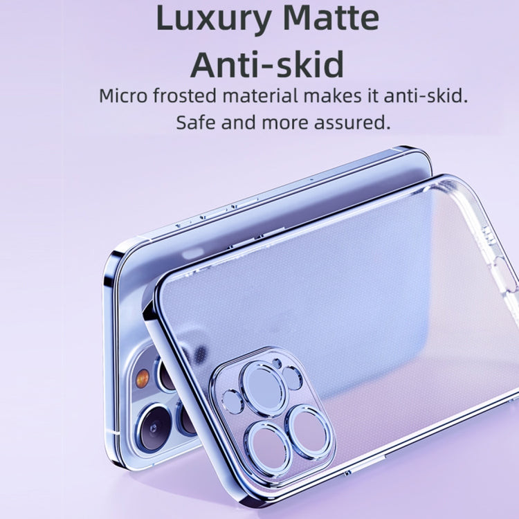 For iPhone 14 Plus ROCK Frosted Plated Phone Case (Black) - iPhone 14 Plus Cases by ROCK | Online Shopping UK | buy2fix