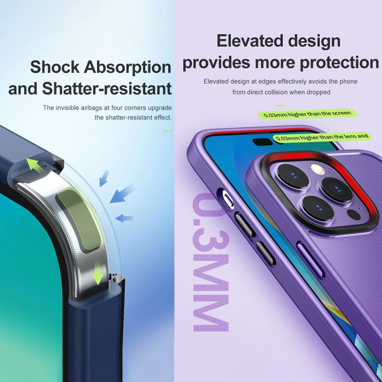 For iPhone 14 ROCK Guard Transparent Phone Case (Black) - iPhone 14 Cases by ROCK | Online Shopping UK | buy2fix