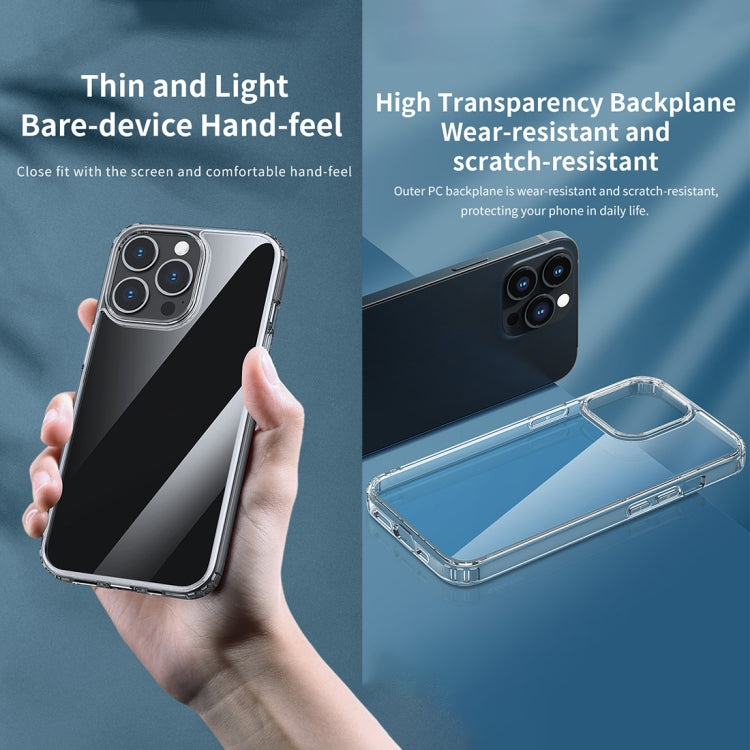 For iPhone 14 ROCK Pure Series Phone Case (Transparent) - iPhone 14 Cases by ROCK | Online Shopping UK | buy2fix
