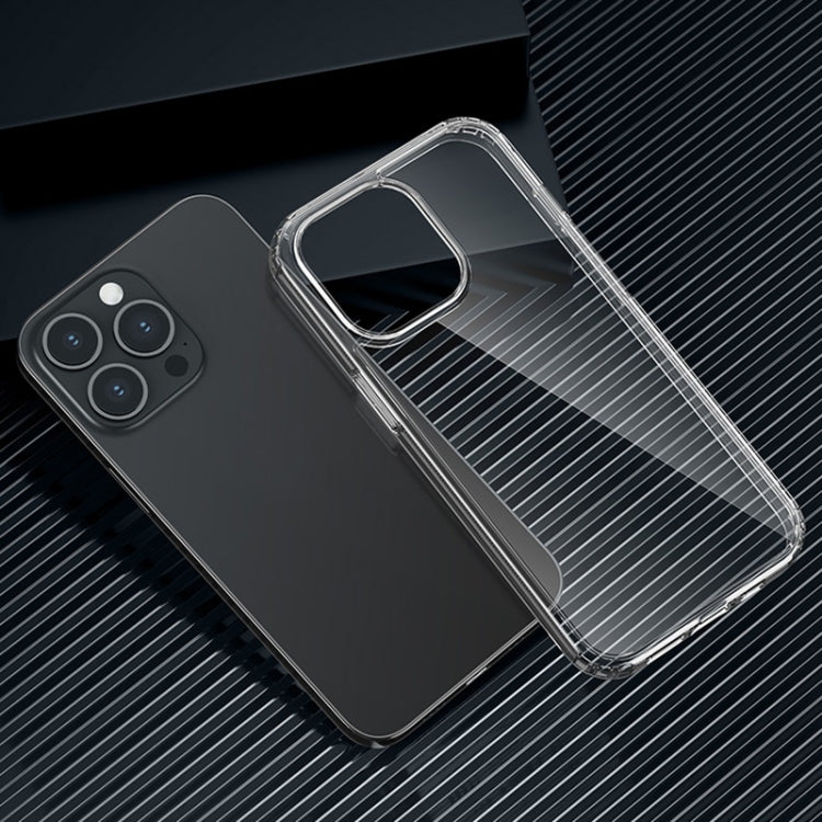 For iPhone 14 ROCK Pure Series Phone Case (Transparent) - iPhone 14 Cases by ROCK | Online Shopping UK | buy2fix
