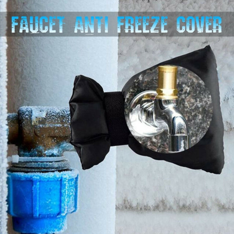 420D Oxford Cloth Outdoor Waterproof Winter Faucet Antifreeze Cover(Grey) by buy2fix