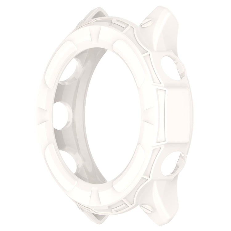 For Garmin Forerunner 255S TPU Armor Hollow Protective Case(Ivory White) - Watch Cases by buy2fix | Online Shopping UK | buy2fix