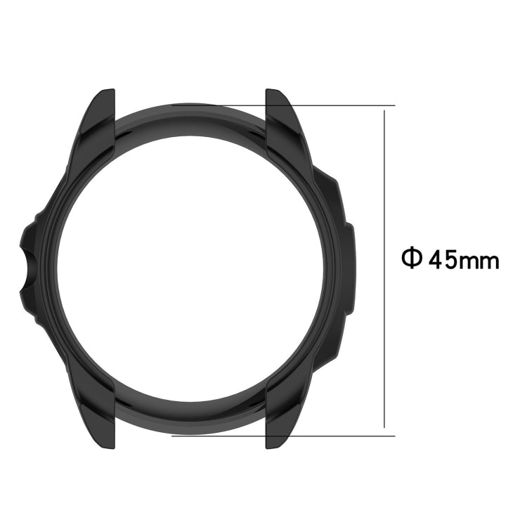 For Garmin Forerunner 255S TPU Armor Hollow Protective Case(Dark Blue) - Watch Cases by buy2fix | Online Shopping UK | buy2fix