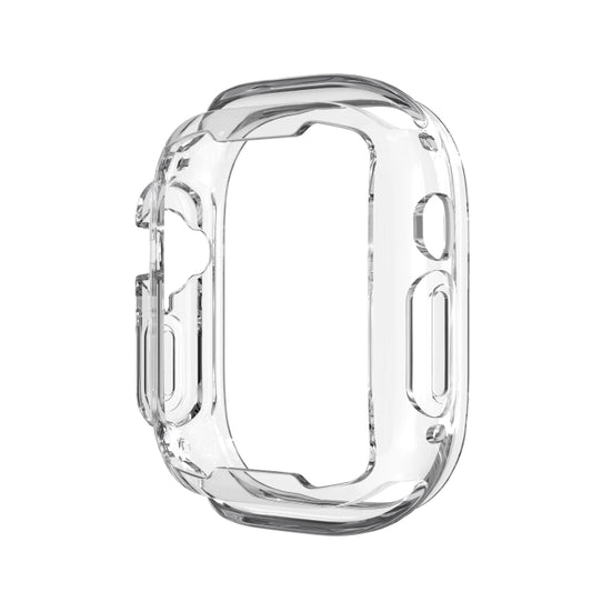 Half-inclusive Transparent TPU Protective Case For Apple Watch Ultra 1 / 2 / 3 49mm by buy2fix