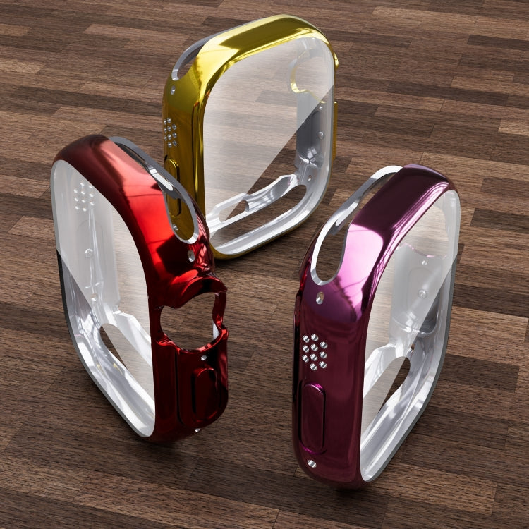 All-inclusive Plating TPU Protective Case For Apple Watch Ultra 1 / 2 / 3 49mm(Black) by buy2fix