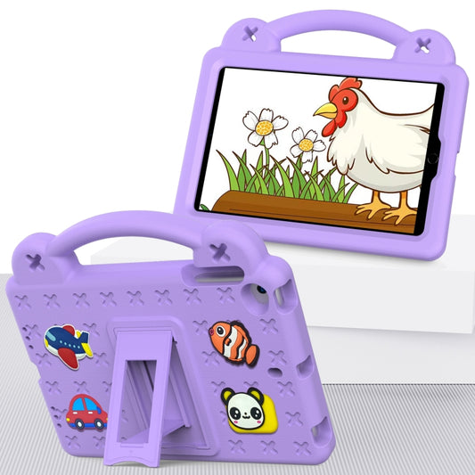 Handle Kickstand Children EVA Shockproof Tablet Case For iPad mini 1 / 2 / 3 / 4 / 5(Light Purple) - More iPad Cases by buy2fix | Online Shopping UK | buy2fix