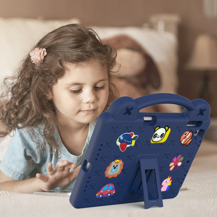 Handle Kickstand Children EVA Shockproof Tablet Case For iPad Air / Air 2 / iPad 5 / 6 / Pro 9.7(Navy Blue) - More iPad Cases by buy2fix | Online Shopping UK | buy2fix