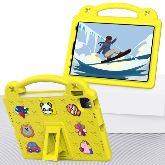 Handle Kickstand Children EVA Shockproof Tablet Case For iPad Pro 11 2018 / 2020 / 2021(Yellow) - More iPad Cases by buy2fix | Online Shopping UK | buy2fix