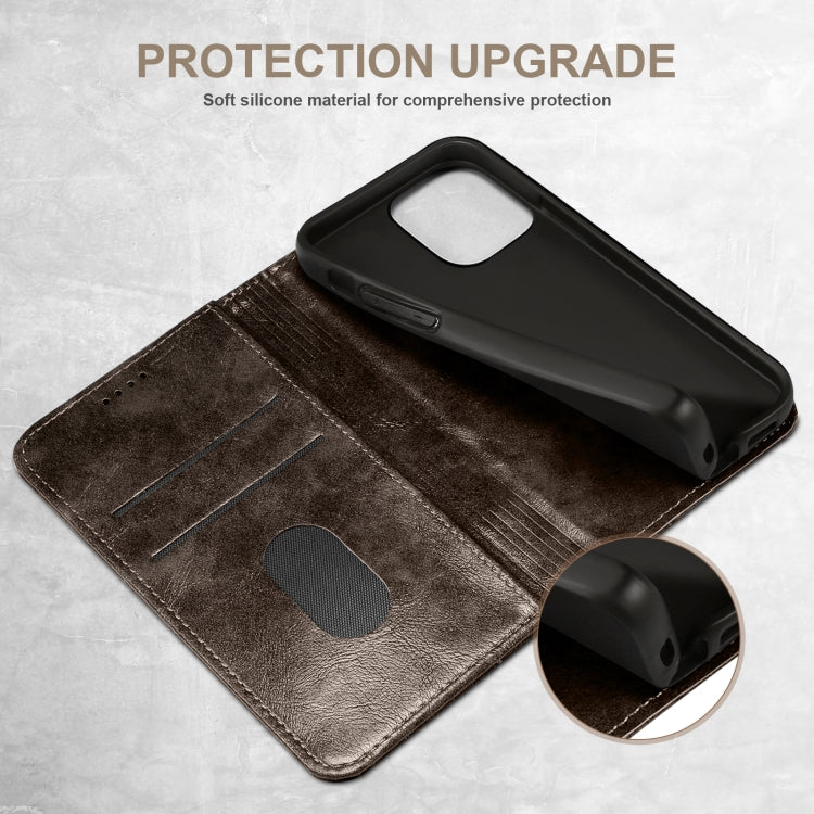 For iPhone 14 Pro Max Baroque Simple Flip Leather Phone Case (Black) - iPhone 14 Pro Max Cases by buy2fix | Online Shopping UK | buy2fix