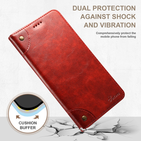 For iPhone 14 Pro Max Baroque Simple Flip Leather Phone Case (Red) - iPhone 14 Pro Max Cases by buy2fix | Online Shopping UK | buy2fix