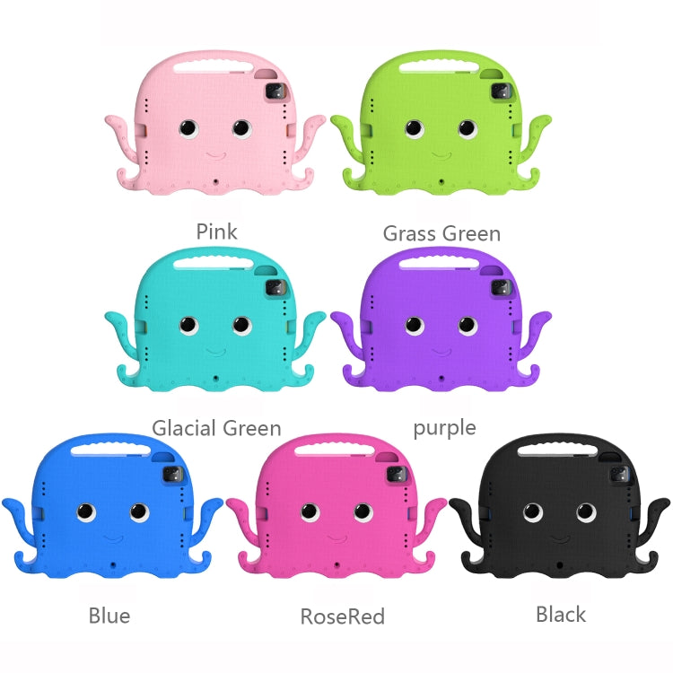 For iPad Pro 11 2018 / 2020 / 2021 Octopus Style EVA + PC Tablet Case with Strap(Glacial Green) - iPad Pro 11 (2022/2021) Cases by buy2fix | Online Shopping UK | buy2fix