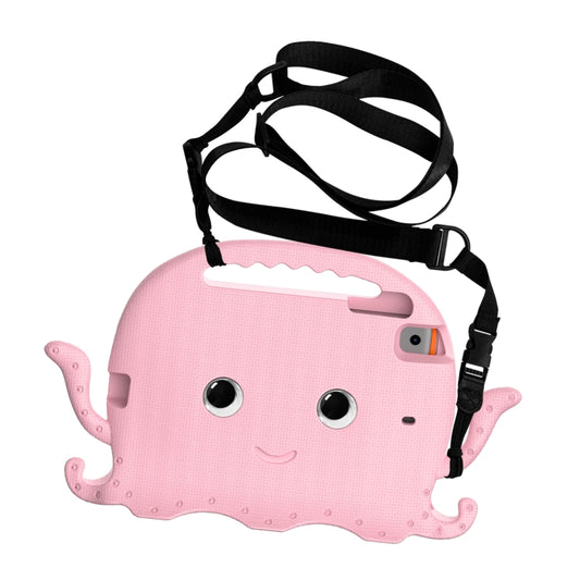 For iPad mini 1 / 2 / 3 / 4 / 5 Octopus Style EVA + PC Tablet Case with Strap(Pink) - iPad mini (2019) / mini 5 Cases by buy2fix | Online Shopping UK | buy2fix