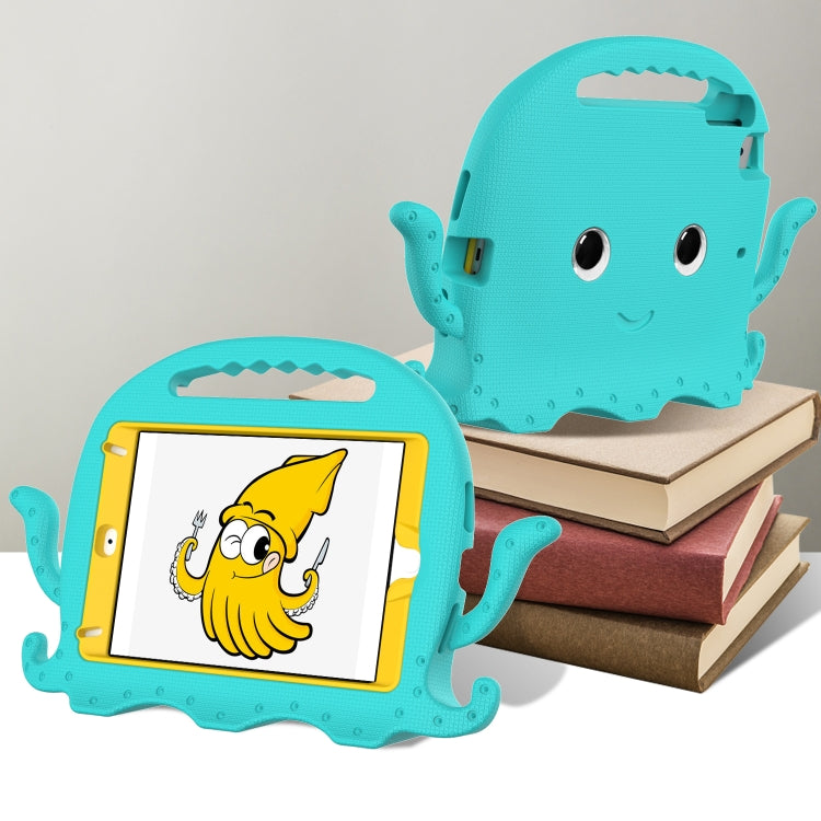 For iPad mini 1 / 2 / 3 / 4 / 5 Octopus Style EVA + PC Tablet Case with Strap(Glacial Green) - iPad mini (2019) / mini 5 Cases by buy2fix | Online Shopping UK | buy2fix