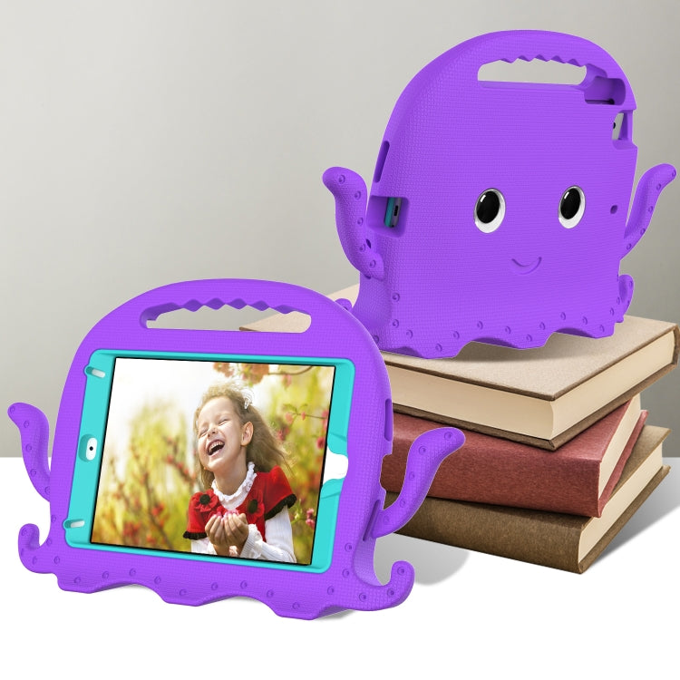 For iPad mini 1 / 2 / 3 / 4 / 5 Octopus Style EVA + PC Tablet Case with Strap(Purple) - iPad mini (2019) / mini 5 Cases by buy2fix | Online Shopping UK | buy2fix
