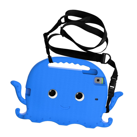 For iPad mini 1 / 2 / 3 / 4 / 5 Octopus Style EVA + PC Tablet Case with Strap(Blue) - iPad mini (2019) / mini 5 Cases by buy2fix | Online Shopping UK | buy2fix