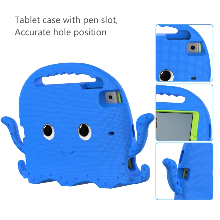 For iPad mini 1 / 2 / 3 / 4 / 5 Octopus Style EVA + PC Tablet Case with Strap(Blue) - iPad mini (2019) / mini 5 Cases by buy2fix | Online Shopping UK | buy2fix
