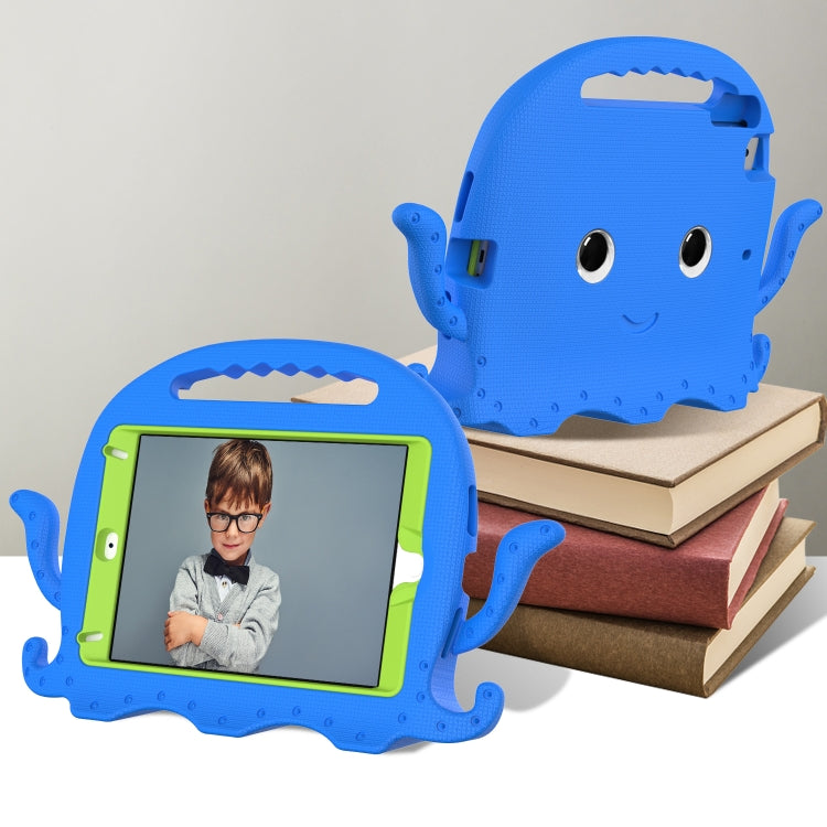 For iPad mini 1 / 2 / 3 / 4 / 5 Octopus Style EVA + PC Tablet Case with Strap(Blue) - iPad mini (2019) / mini 5 Cases by buy2fix | Online Shopping UK | buy2fix