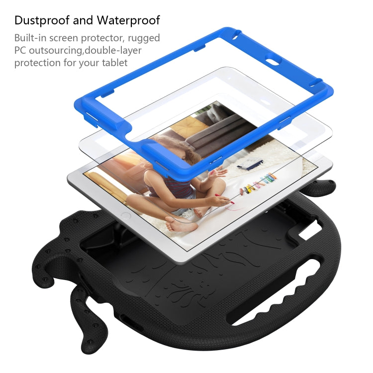 For iPad mini 1 / 2 / 3 / 4 / 5 Octopus Style EVA + PC Tablet Case with Strap(Black) - iPad mini (2019) / mini 5 Cases by buy2fix | Online Shopping UK | buy2fix