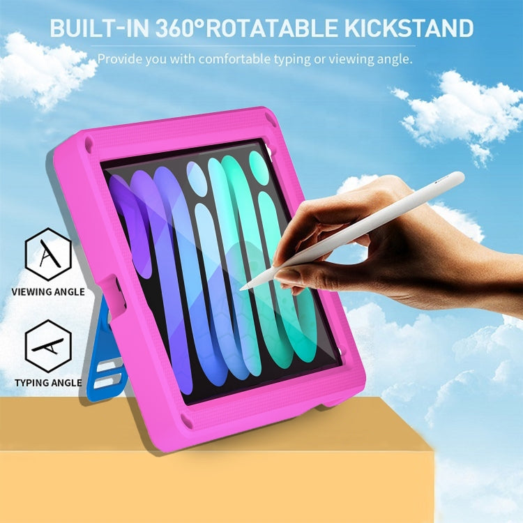 EVA + PC Tablet Case with Shoulder Strap For iPad Air / Air 2 / 9.7 2017 / 9.7 2018(Rose Red) - iPad 9.7 (2018) & (2017) Cases by buy2fix | Online Shopping UK | buy2fix