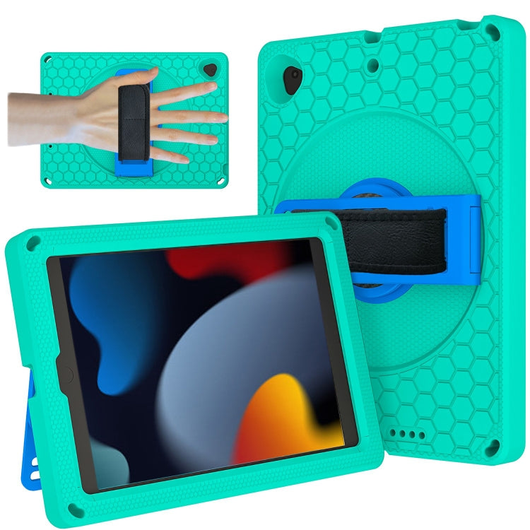 EVA + PC Tablet Case with Shoulder Strap For iPad 10.2 2022 / 2021 / 2020 / 2019 / 10.5(Glacier Green) - iPad 10.2 Cases by buy2fix | Online Shopping UK | buy2fix