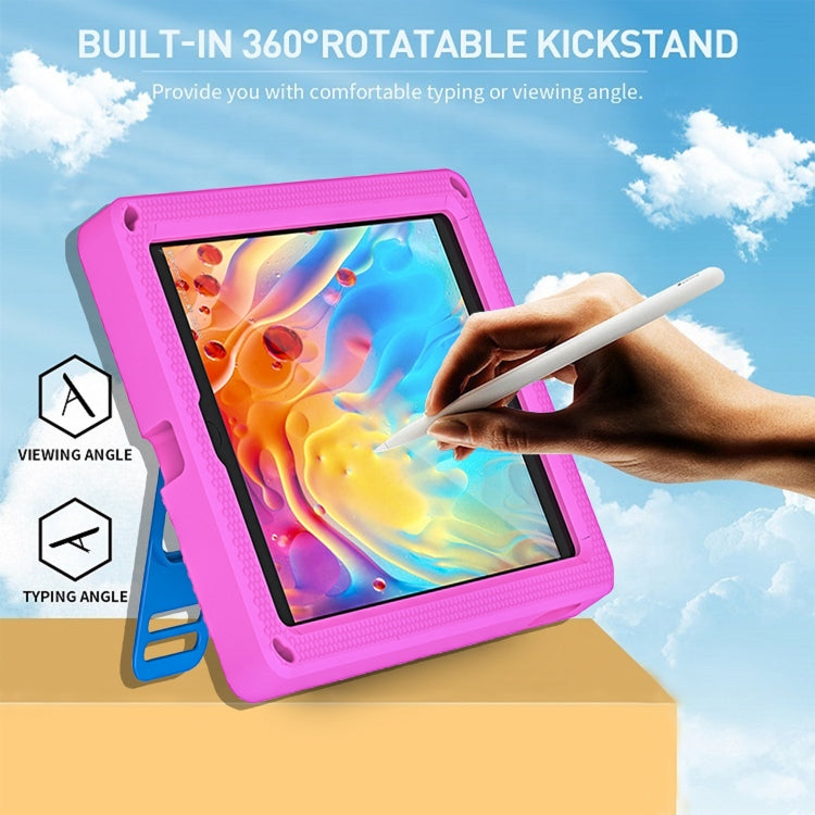 EVA + PC Tablet Case with Shoulder Strap For iPad 10.2 2022 / 2021 / 2020 / 2019 / 10.5(Rose Red) - iPad 10.2 Cases by buy2fix | Online Shopping UK | buy2fix