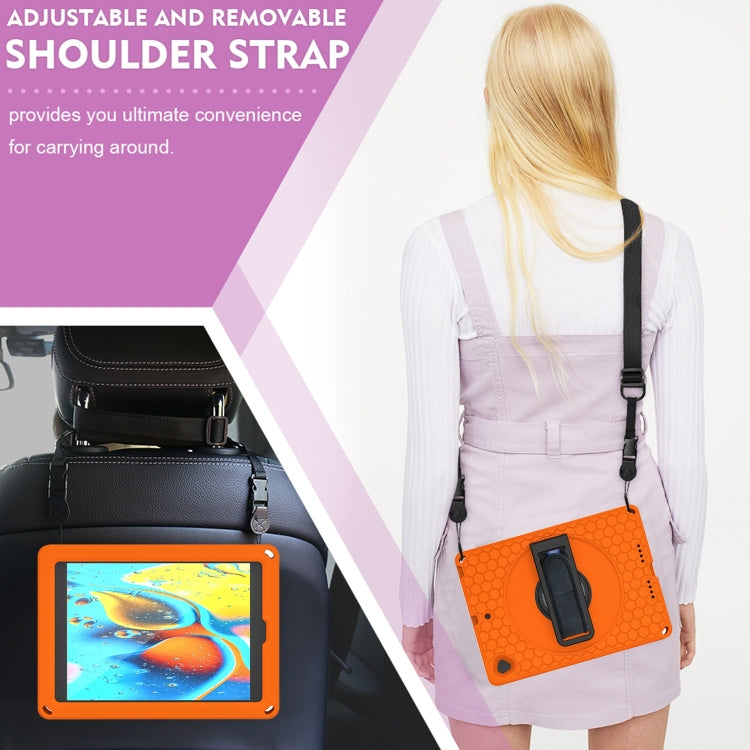 EVA + PC Tablet Case with Shoulder Strap For iPad 10.2 2022 / 2021 / 2020 / 2019 / 10.5(Orange) - iPad 10.2 Cases by buy2fix | Online Shopping UK | buy2fix