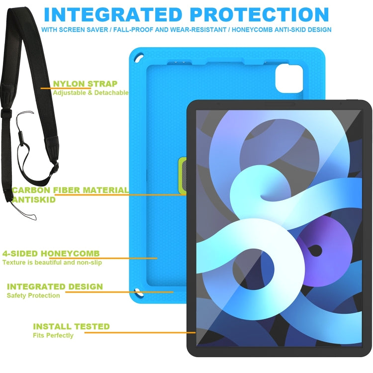 EVA + PC Tablet Case with Shoulder Strap For iPad Pro 11 inch 2020 / 2018 / Air 5 / Air 4(Blue) - iPad Pro 11 (2020) Cases by buy2fix | Online Shopping UK | buy2fix