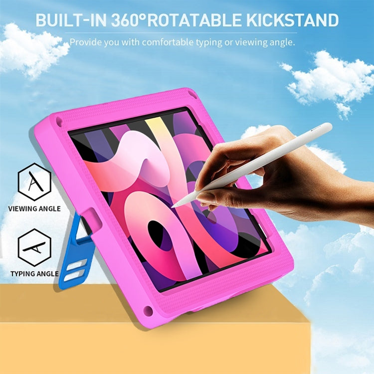 EVA + PC Tablet Case with Shoulder Strap For iPad Pro 11 inch 2020 / 2018 / Air 5 / Air 4(Rose Red) - iPad Pro 11 (2020) Cases by buy2fix | Online Shopping UK | buy2fix