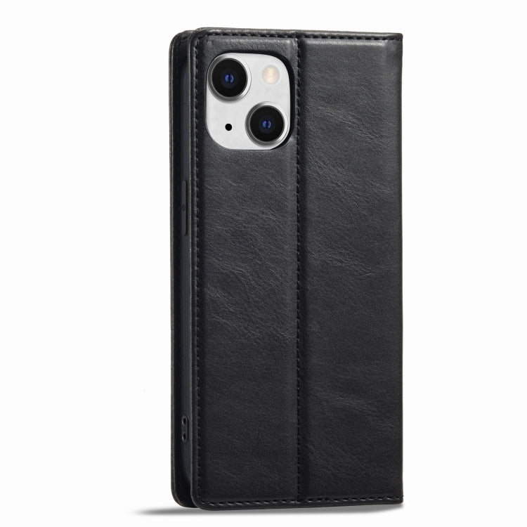 For iPhone 13 LC.IMEEKE RFID Anti-theft Leather Phone Case(Black) - iPhone 13 Cases by LC.IMEEKE | Online Shopping UK | buy2fix