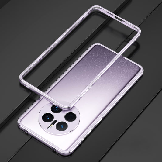 For Huawei Mate 50 Pro LK Aurora Metal Phone Frame with Lens Cover(Dark Silver) - Huawei Cases by buy2fix | Online Shopping UK | buy2fix