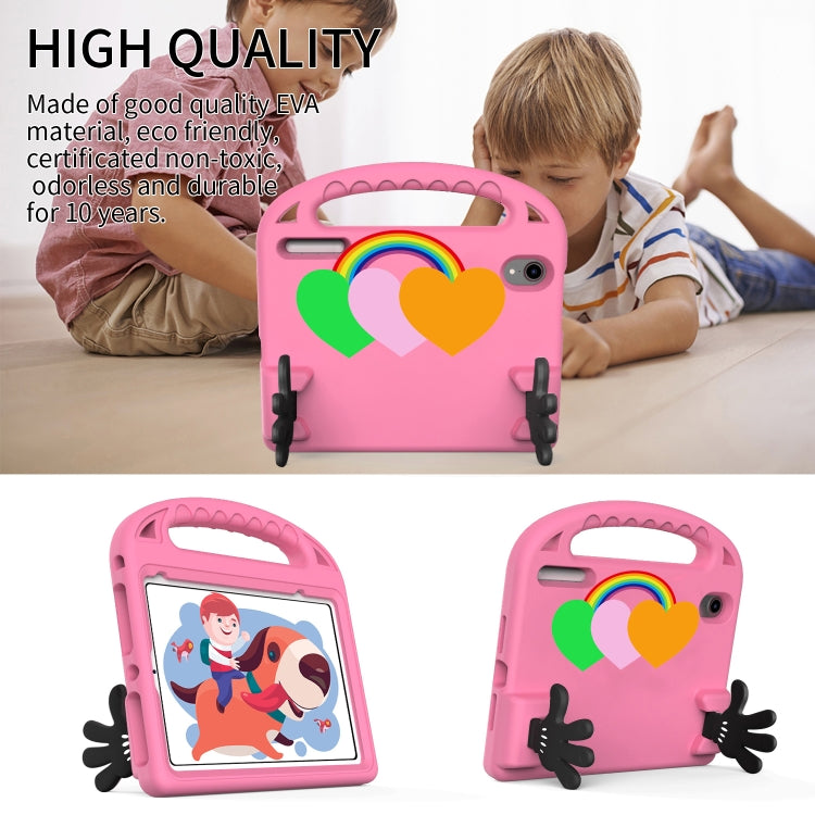 For iPad mini 2024 / mini 6 Love Small Palm Holder EVA Tablet Case(Pink) - iPad mini 6 Cases by buy2fix | Online Shopping UK | buy2fix