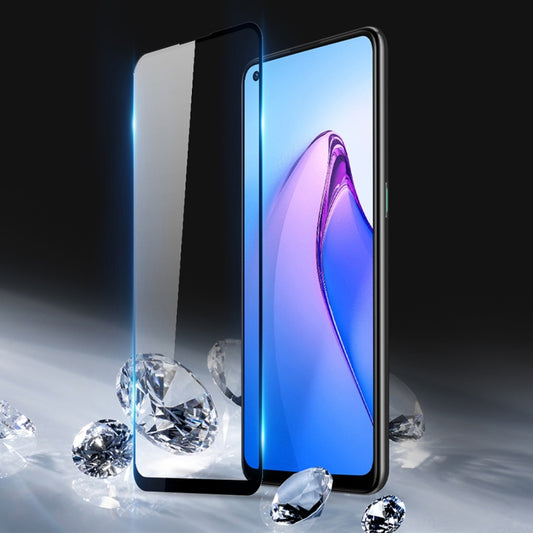 10 PCS For OPPO Reno8 DUX DUCIS 0.33mm 9H Medium Alumina Tempered Glass Film by DUX DUCIS