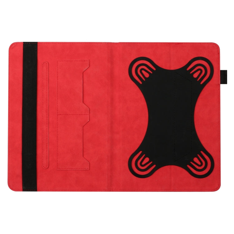 For 8 inch Life Tree Pattern Flip Universal Leather Tablet Case(Red) - 8 inch by buy2fix | Online Shopping UK | buy2fix