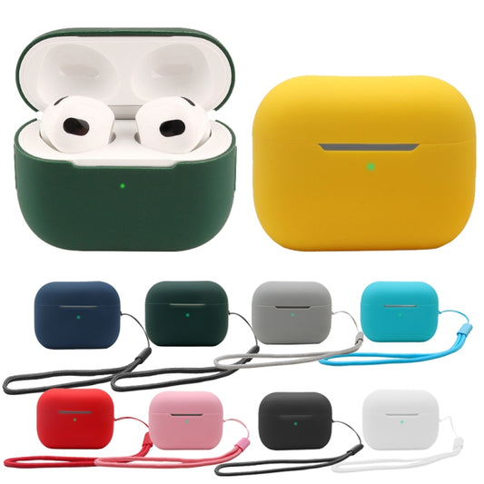 For AirPods Pro 2 2.0mm Solid Color Silicone Protective Cover(Yellow) by buy2fix