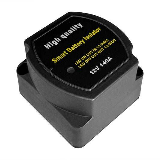 12V 140A Car Yacht RV Smart Dual Battery Isolation Controller with Relay by buy2fix