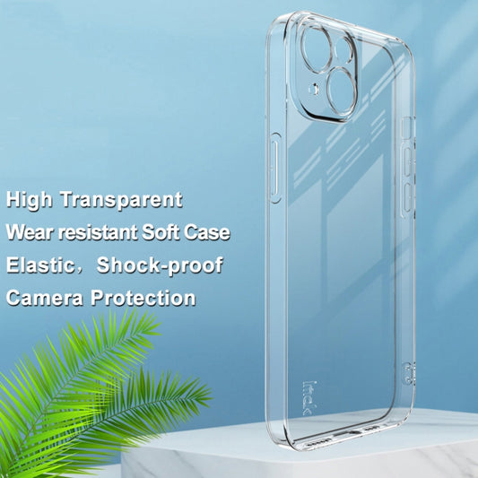 For iPhone 14 Plus imak UX-5 Series Shockproof TPU Protective Phone Case(Transparent) by imak