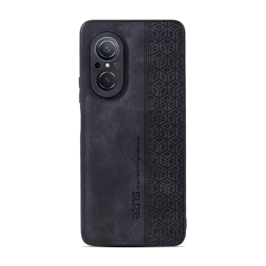 For Huawei nova 9 SE / Honor 50 SE AZNS 3D Embossed Skin Feel Phone Case(Black) by AZNS
