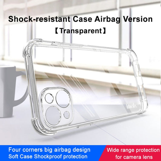 For iPhone 14 Plus imak Shockproof Airbag TPU Phone Case(Transparent) by imak