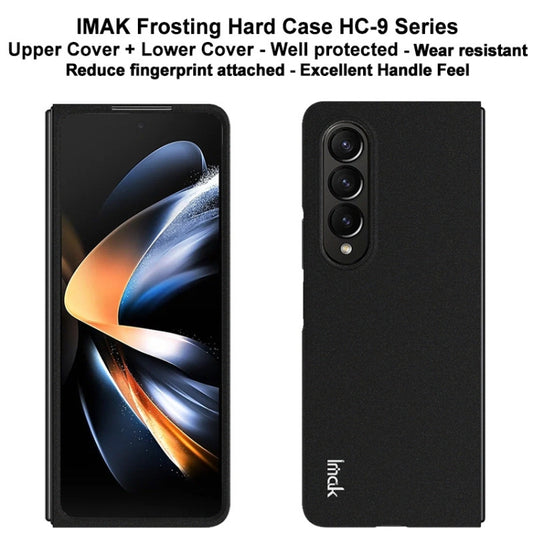 For Samsung Galaxy Z Fold4 imak HC-9 Series Frosted Hard Phone Case(Black) by imak