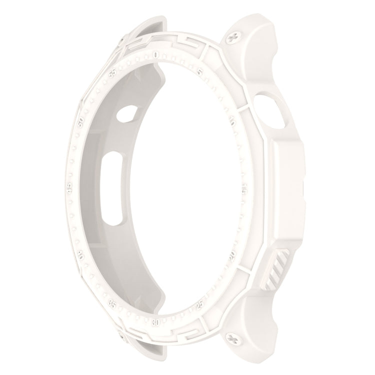 For Amazfit GTR 4 / GTR 4 Pro Armor Hollow TPU Watch Case(Lvory White) - Watch Cases by buy2fix | Online Shopping UK | buy2fix