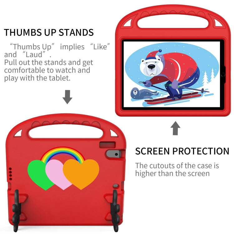 For iPad Air / Air 2 / 9.7 2017 / 9.7 2018 Love Small Palm Holder EVA Tablet Case(Red) - iPad 9.7 (2018) & (2017) Cases by buy2fix | Online Shopping UK | buy2fix