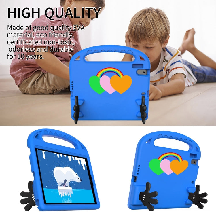 For iPad Air / Air 2 / 9.7 2017 / 9.7 2018 Love Small Palm Holder EVA Tablet Case(Blue) - iPad 9.7 (2018) & (2017) Cases by buy2fix | Online Shopping UK | buy2fix