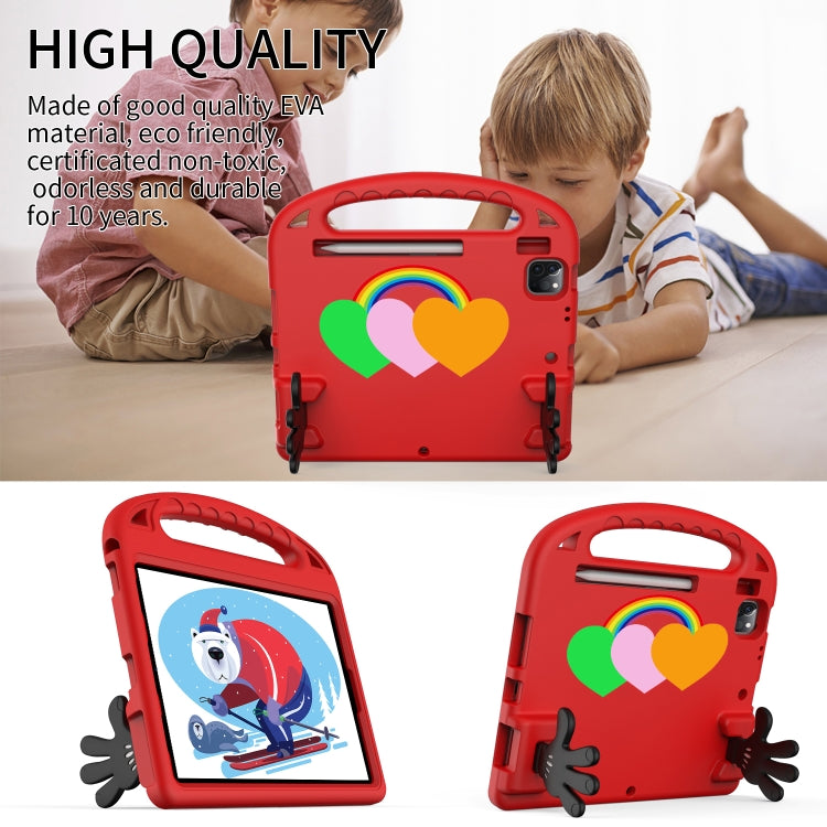 For iPad Air 2022/ 2020 10.9 Love Small Palm Holder EVA Tablet Case(Red) - iPad Air (2022) / (2020) 10.9 Cases by buy2fix | Online Shopping UK | buy2fix