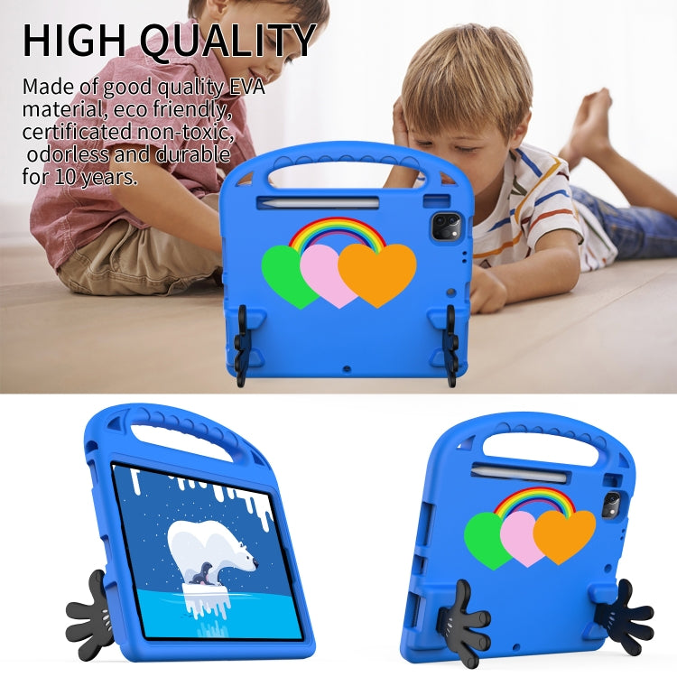 For iPad Air 2022/ 2020 10.9 Love Small Palm Holder EVA Tablet Case(Blue) - iPad Air (2022) / (2020) 10.9 Cases by buy2fix | Online Shopping UK | buy2fix