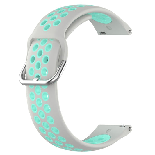 For Xiaomi Watch Color 22mm Clasp Two Color Sport Watch Band (Grey) by buy2fix