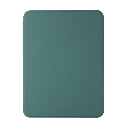 For iPad Air 5 2022 / 4 2020 Acrylic Rotatable Holder Tablet Leather Case(Dark Green) - iPad Air (2022) / (2020) 10.9 Cases by buy2fix | Online Shopping UK | buy2fix