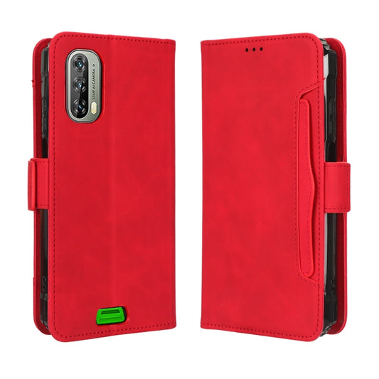 For Blackview BV7100 Skin Feel Calf Texture Card Slots Leather Phone Case(Red) by buy2fix