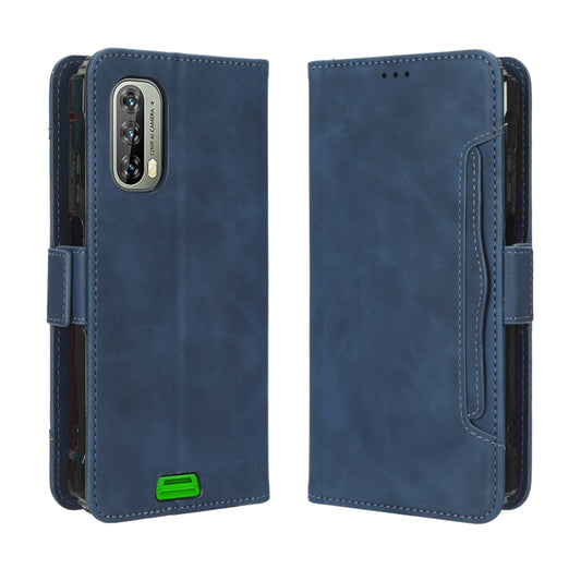 For Blackview BV7100 Skin Feel Calf Texture Card Slots Leather Phone Case(Blue) by buy2fix